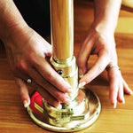 38mm brass home dance pole